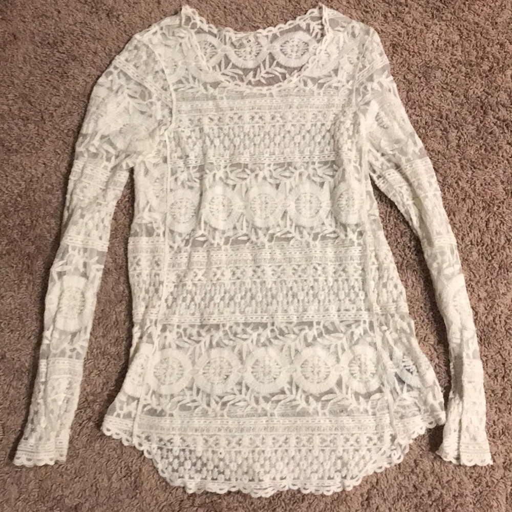 LA Hearts Lace Top